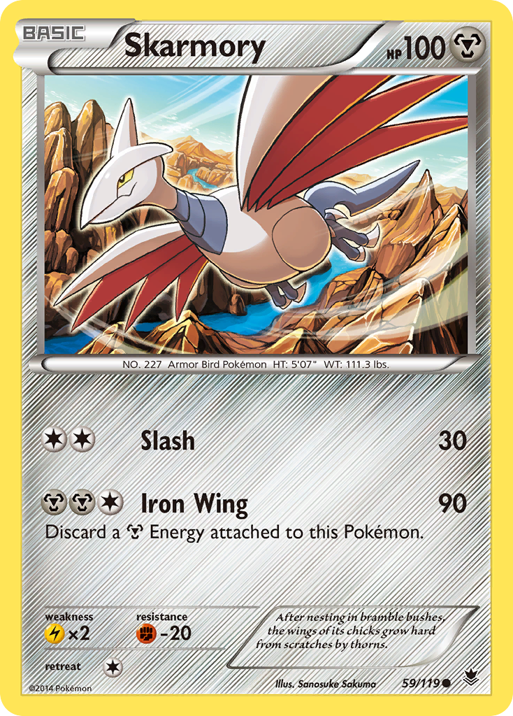 Skarmory (59/119) [XY: Phantom Forces] | Gear Gaming Bentonville