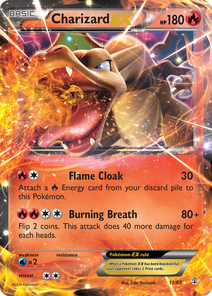 Charizard EX (11/83) [XY: Generations] | Gear Gaming Bentonville