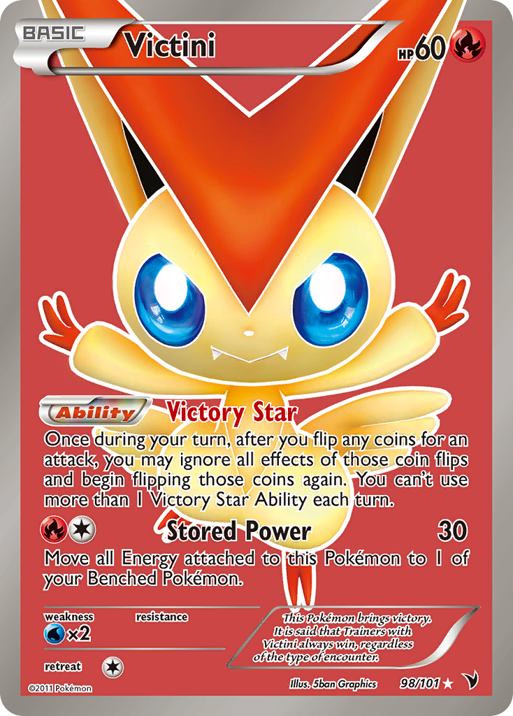 Victini (98/101) [Black & White: Noble Victories] | Gear Gaming Bentonville