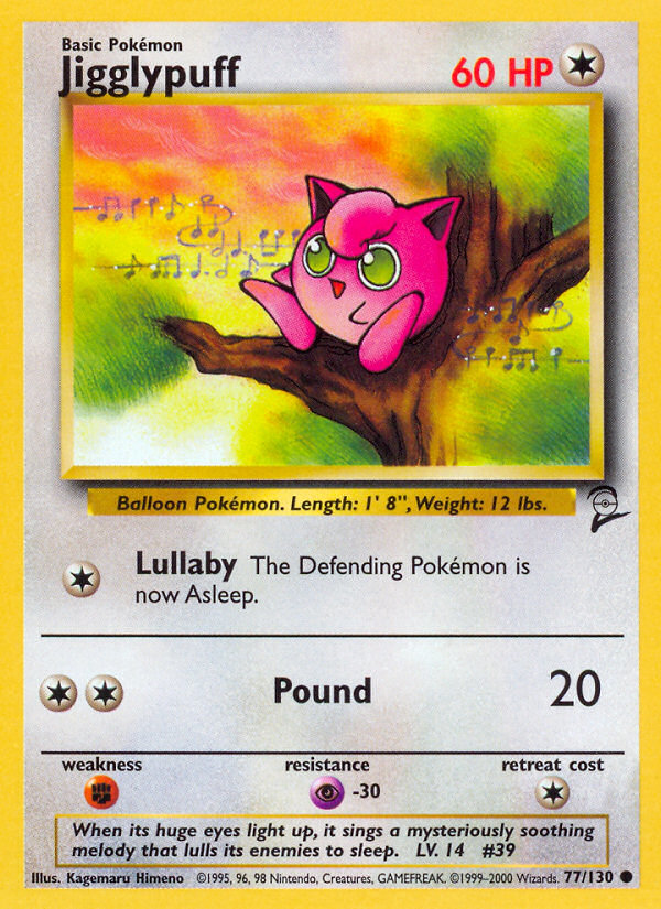 Jigglypuff (77/130) [Base Set 2] | Gear Gaming Bentonville