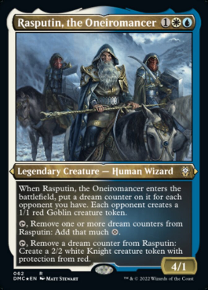 Rasputin, the Oneiromancer (Foil Etched) [Dominaria United Commander] | Gear Gaming Bentonville