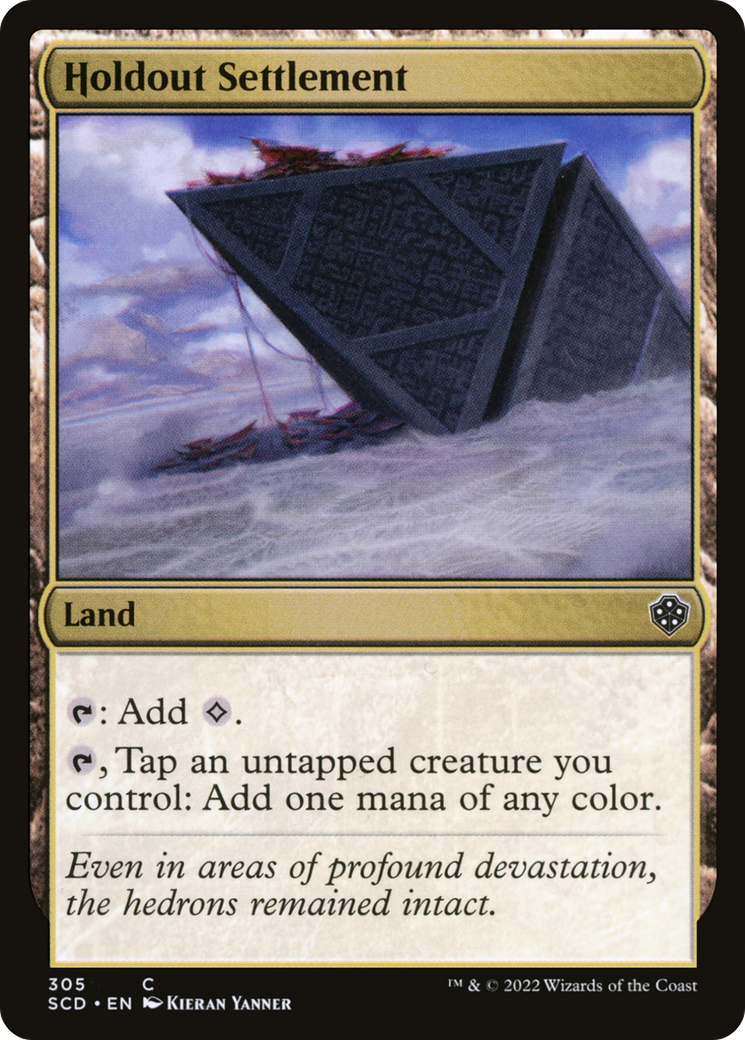 Holdout Settlement [Starter Commander Decks] | Gear Gaming Bentonville