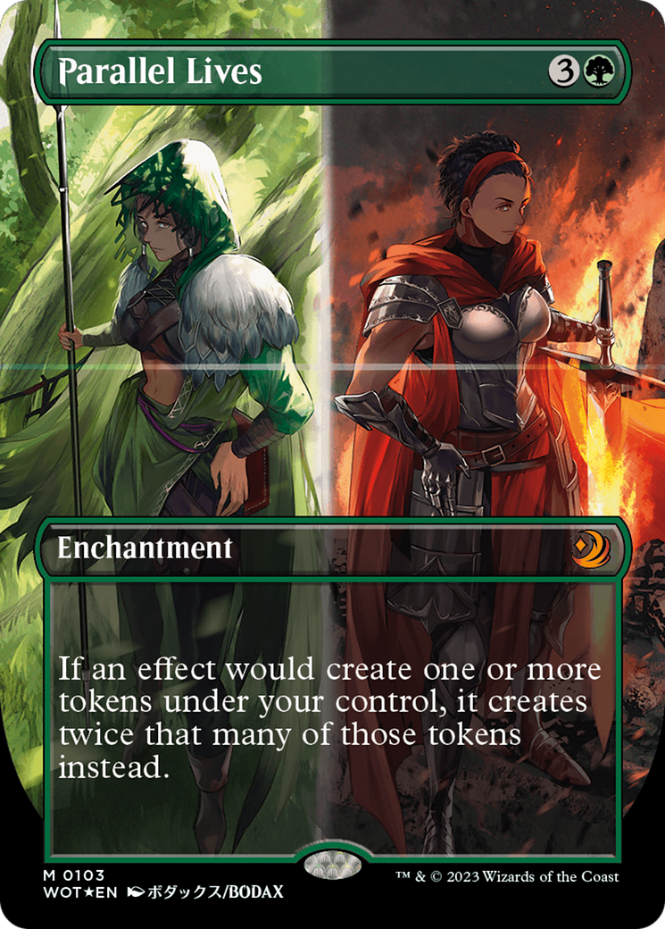 Parallel Lives (Anime Borderless) (Confetti Foil) [Wilds of Eldraine: Enchanting Tales] | Gear Gaming Bentonville