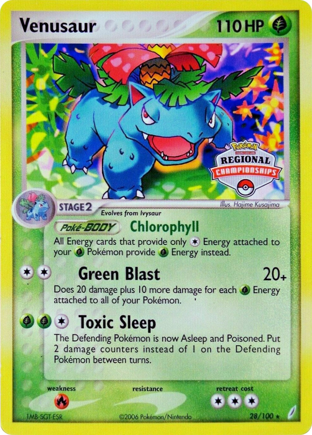 Venusaur (28/100) (Regional Championship Promo) [EX: Crystal Guardians] | Gear Gaming Bentonville