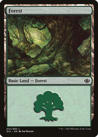 Forest (31) (Garruk vs Liliana) [Duel Decks: Anthology] | Gear Gaming Bentonville