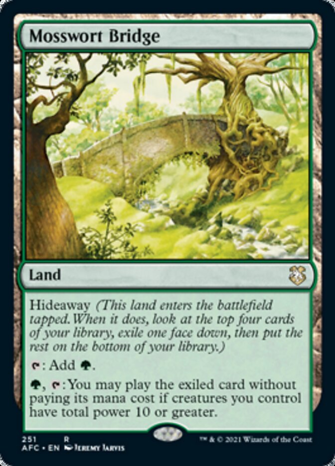 Mosswort Bridge [Dungeons & Dragons: Adventures in the Forgotten Realms Commander] | Gear Gaming Bentonville