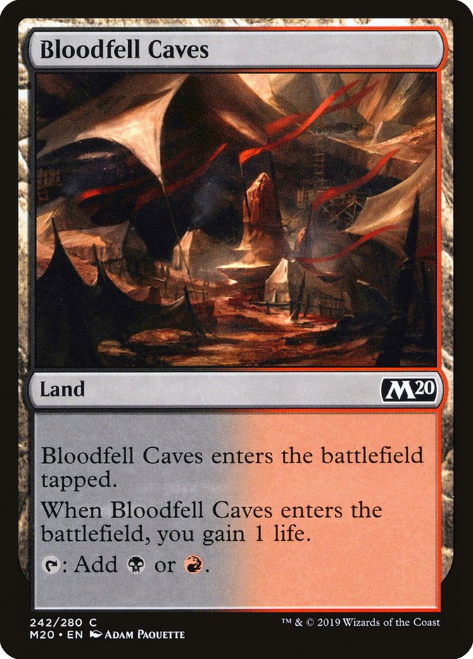 Bloodfell Caves [Core Set 2020] | Gear Gaming Bentonville