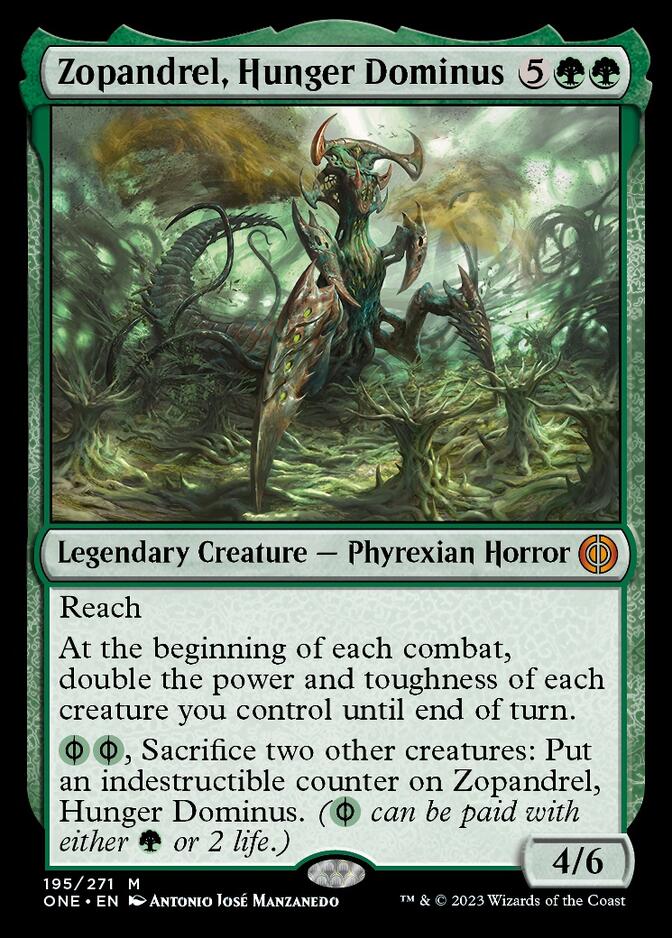 Zopandrel, Hunger Dominus [Phyrexia: All Will Be One] | Gear Gaming Bentonville