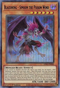 Blackwing - Simoon the Poison Wind (Purple) [LDS2-EN040] Ultra Rare | Gear Gaming Bentonville