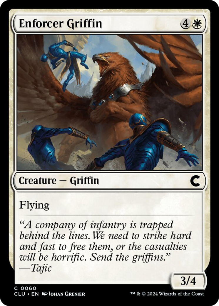 Enforcer Griffin [Ravnica: Clue Edition] | Gear Gaming Bentonville