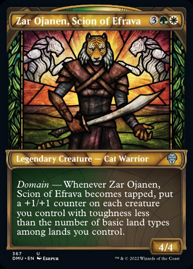 Zar Ojanen, Scion of Efrava (Showcase Textured) [Dominaria United] | Gear Gaming Bentonville