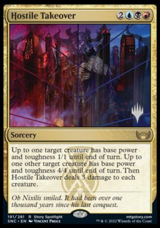 Hostile Takeover (Promo Pack) [Streets of New Capenna Promos] | Gear Gaming Bentonville