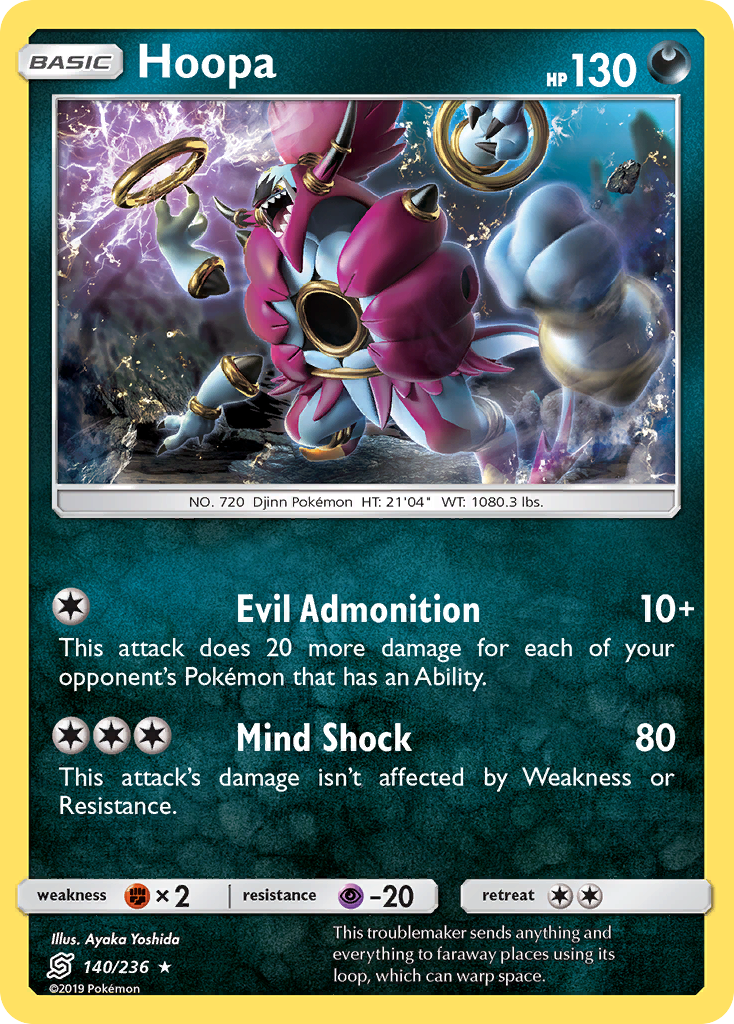 Hoopa (140/236) [Sun & Moon: Unified Minds] | Gear Gaming Bentonville