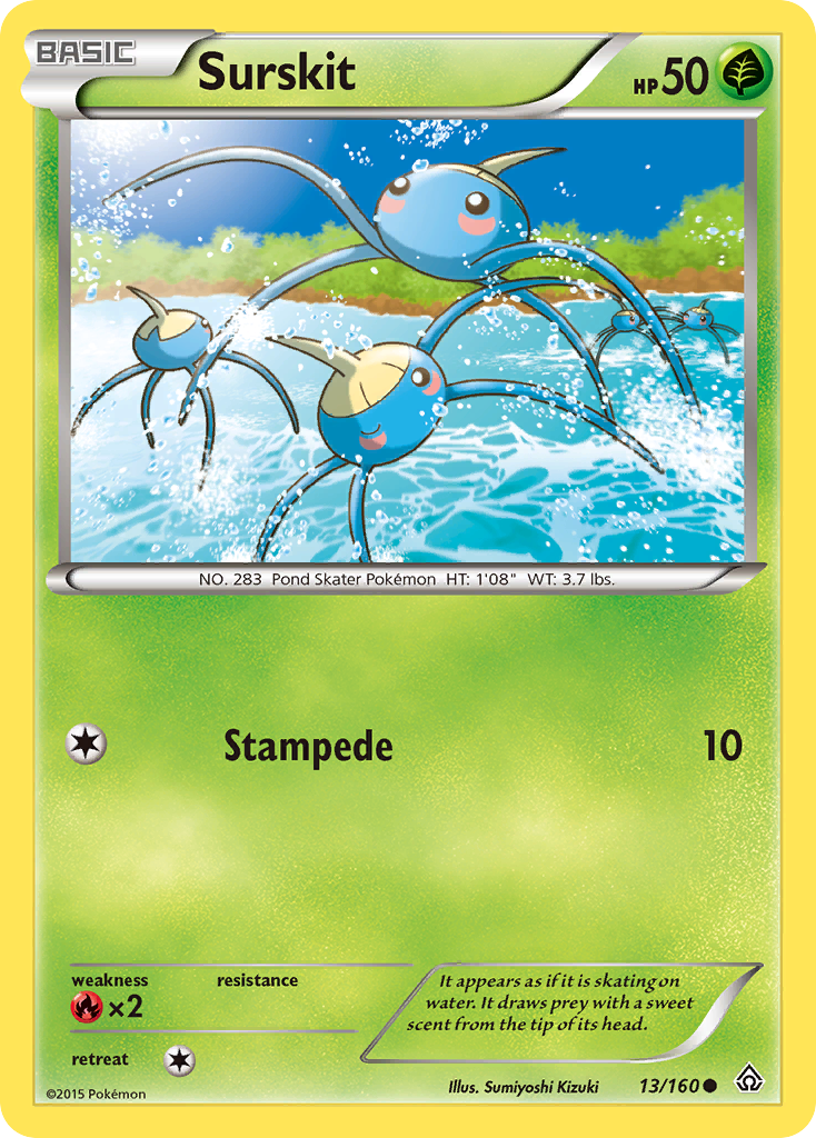 Surskit (13/160) [XY: Primal Clash] | Gear Gaming Bentonville