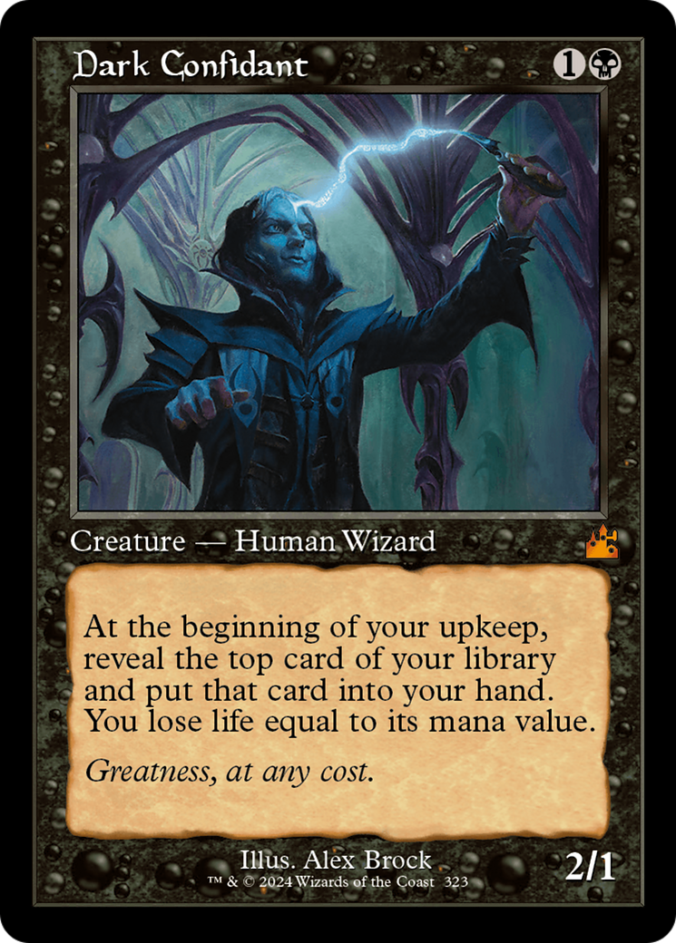 Dark Confidant (Retro Frame) [Ravnica Remastered] | Gear Gaming Bentonville