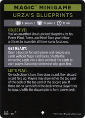 Urza's Blueprints (Magic Minigame) [The Brothers' War Minigame] | Gear Gaming Bentonville