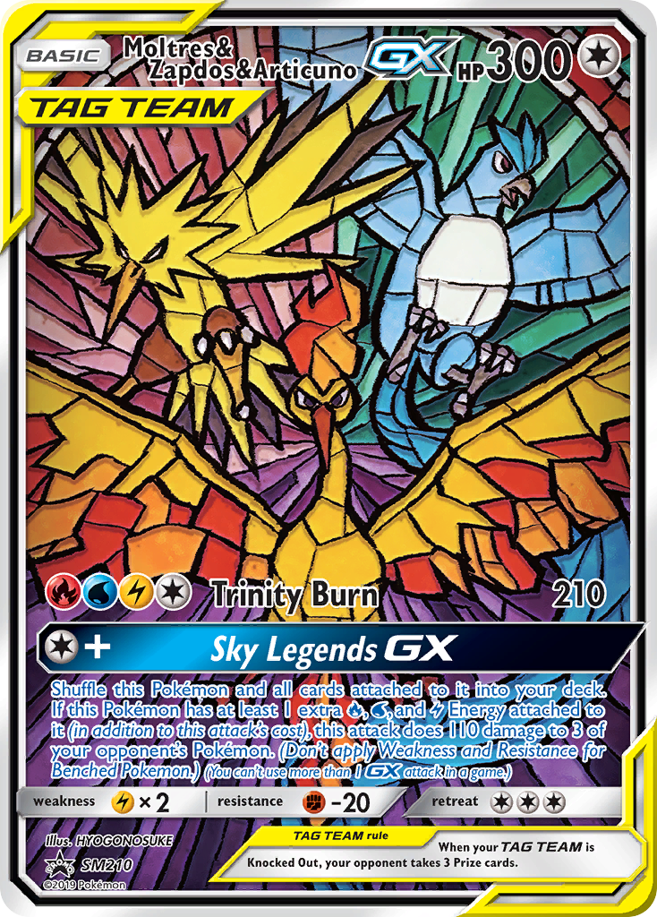 Moltres & Zapdos & Articuno GX (SM210) [Sun & Moon: Black Star Promos] | Gear Gaming Bentonville