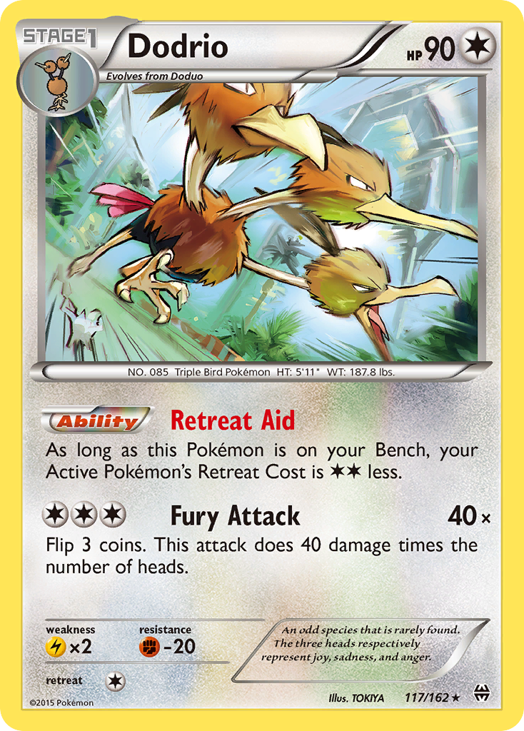 Dodrio (117/162) [XY: BREAKthrough] | Gear Gaming Bentonville