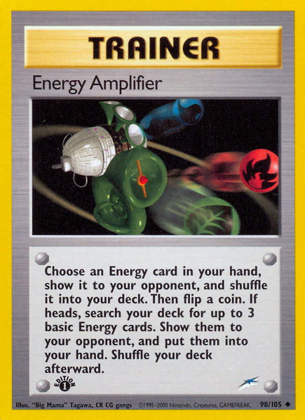 Energy Amplifier (98/105) [Neo Destiny 1st Edition] | Gear Gaming Bentonville