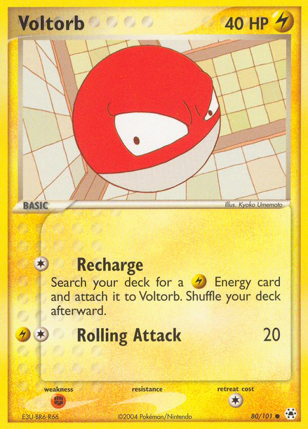 Voltorb (80/101) [EX: Hidden Legends] | Gear Gaming Bentonville