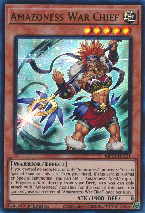 Amazoness War Chief [MP23-EN221] Ultra Rare | Gear Gaming Bentonville