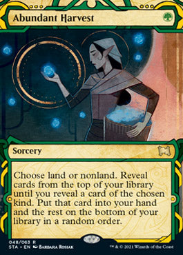 Abundant Harvest (Etched Foil) [Strixhaven Mystical Archive] | Gear Gaming Bentonville