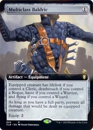 Multiclass Baldric (Extended Art) [Commander Legends: Battle for Baldur's Gate] | Gear Gaming Bentonville