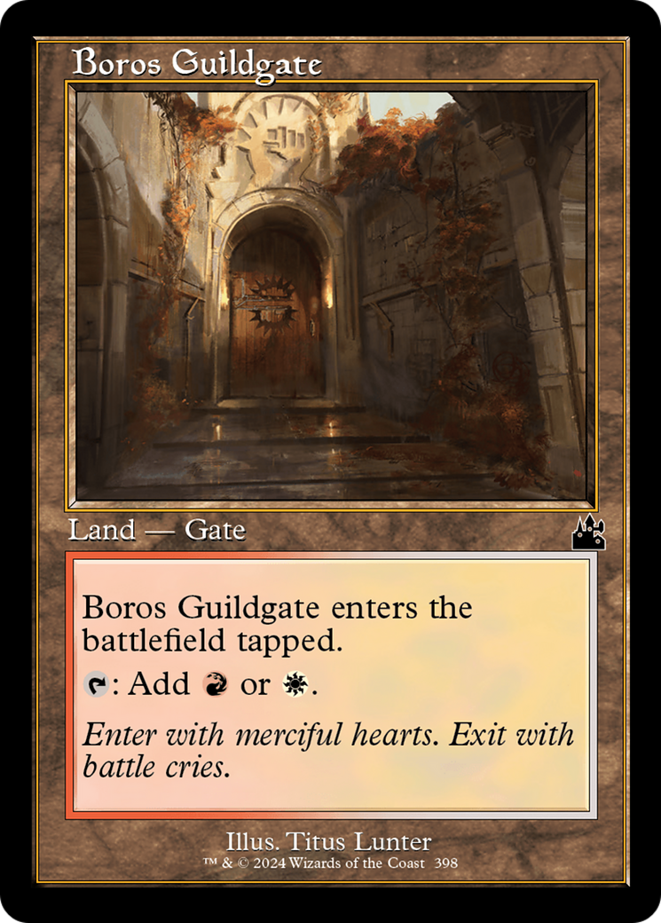 Boros Guildgate (Retro Frame) [Ravnica Remastered] | Gear Gaming Bentonville