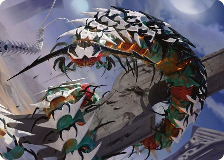 Atraxa's Skitterfang Art Card [Phyrexia: All Will Be One Art Series] | Gear Gaming Bentonville