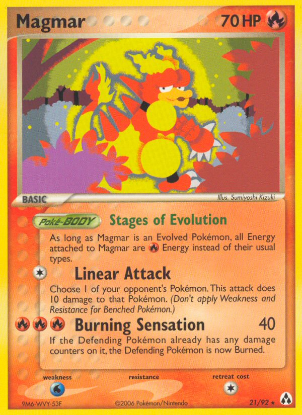 Magmar (21/92) [EX: Legend Maker] | Gear Gaming Bentonville