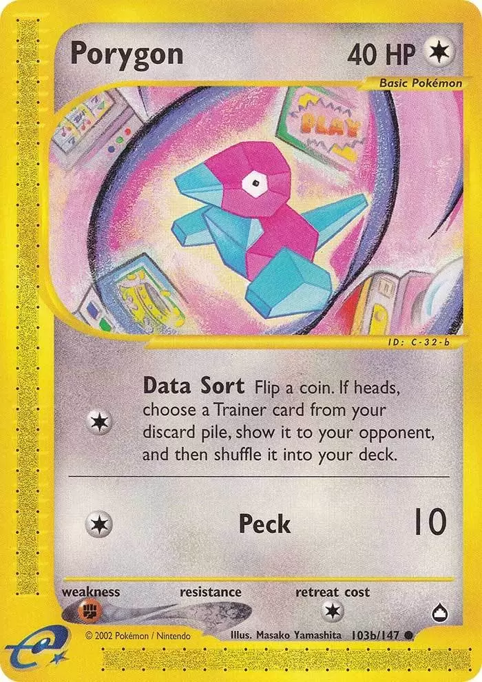 Porygon (103b/147) [Aquapolis] | Gear Gaming Bentonville