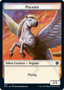 Pegasus // Faerie Double-Sided Token [Starter Commander Decks] | Gear Gaming Bentonville