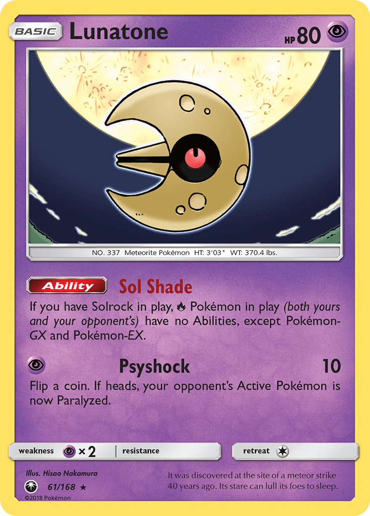 Lunatone (61/168) [Sun & Moon: Celestial Storm] | Gear Gaming Bentonville