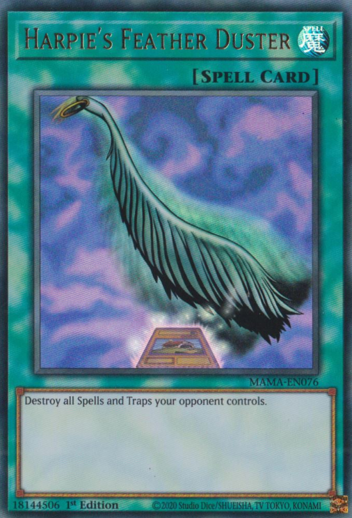 Harpie's Feather Duster [MAMA-EN076] Ultra Rare | Gear Gaming Bentonville