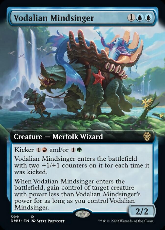 Vodalian Mindsinger (Extended Art) [Dominaria United] | Gear Gaming Bentonville