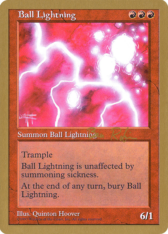 Ball Lightning (Ben Rubin) [World Championship Decks 1998] | Gear Gaming Bentonville