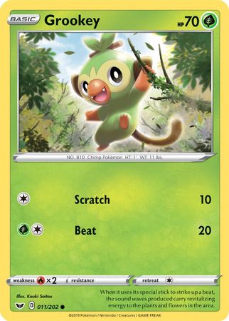 Grookey (011/202) (Premium Collection) [Sword & Shield: Base Set] | Gear Gaming Bentonville