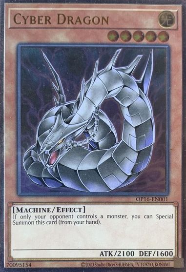 Cyber Dragon [OP16-EN001] Ultimate Rare | Gear Gaming Bentonville