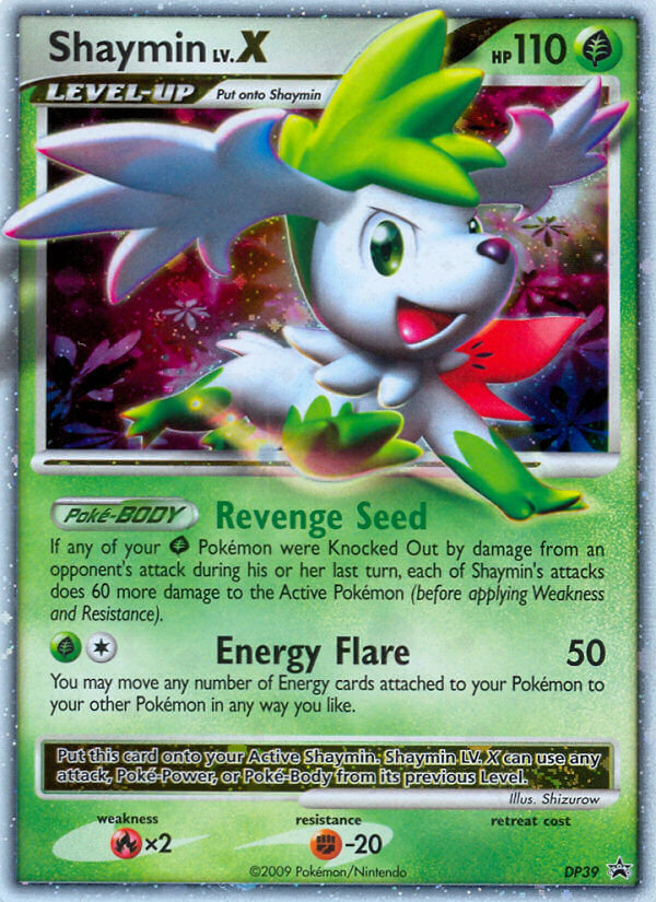 Shaymin LV.X (DP39) [Diamond & Pearl: Black Star Promos] | Gear Gaming Bentonville