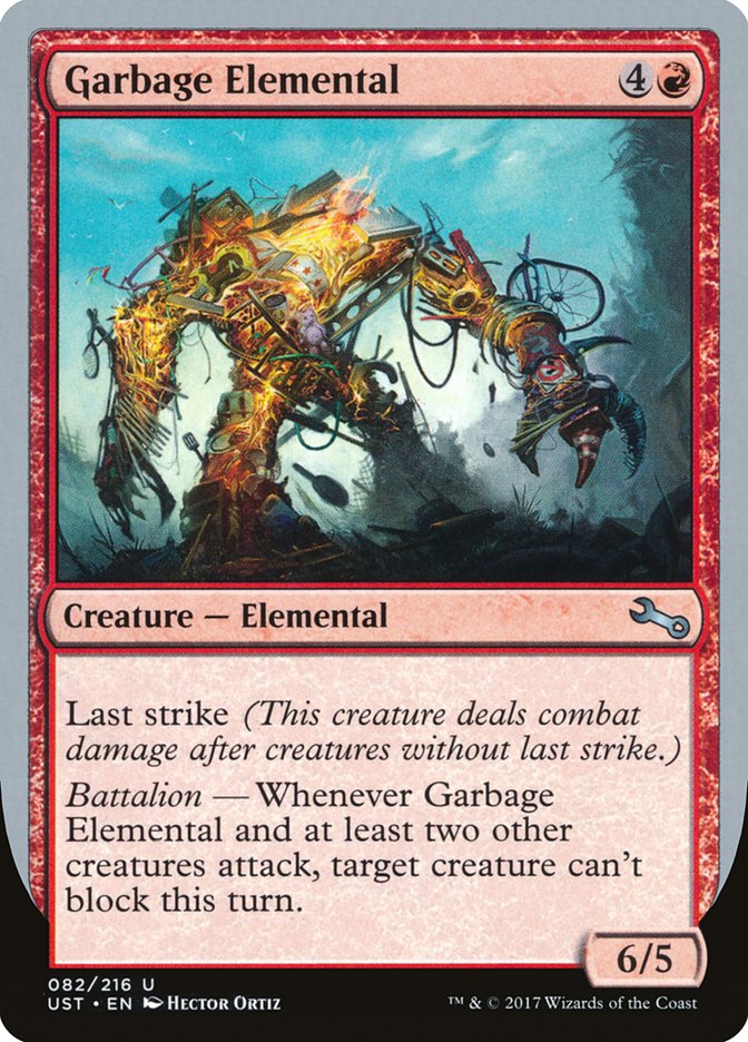 Garbage Elemental (6/5 Creature) [Unstable] | Gear Gaming Bentonville