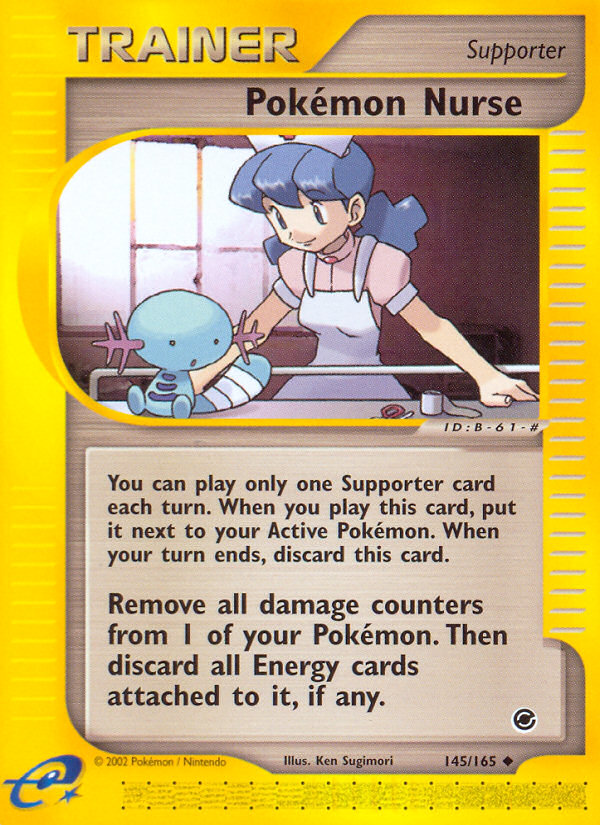 Pokemon Nurse (145/165) [Expedition: Base Set] | Gear Gaming Bentonville