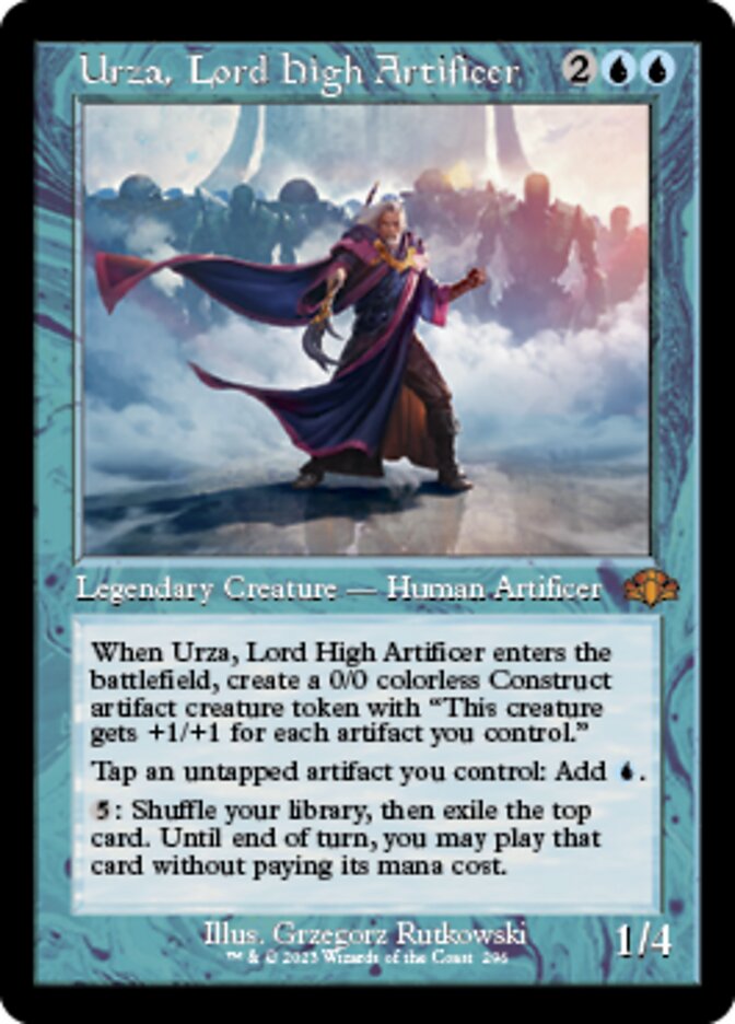 Urza, Lord High Artificer (Retro) [Dominaria Remastered] | Gear Gaming Bentonville