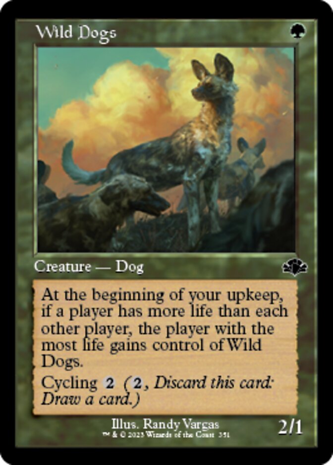 Wild Dogs (Retro) [Dominaria Remastered] | Gear Gaming Bentonville