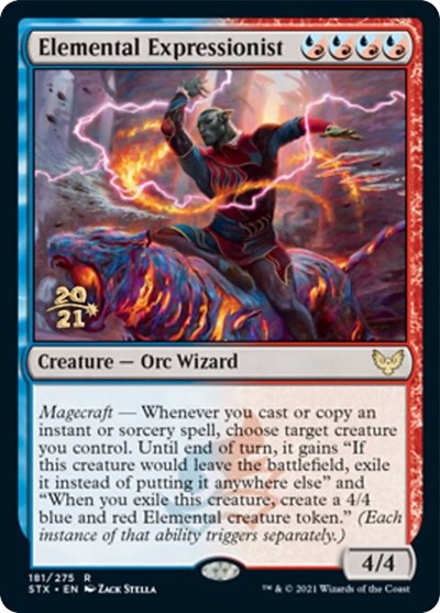 Elemental Expressionist [Strixhaven: School of Mages Prerelease Promos] | Gear Gaming Bentonville