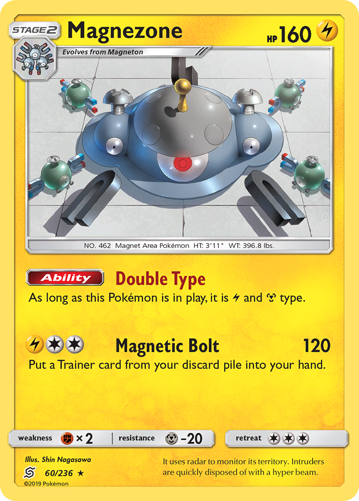 Magnezone (60/236) [Sun & Moon: Unified Minds] | Gear Gaming Bentonville