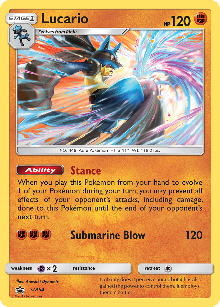 Lucario (SM54) [Sun & Moon: Black Star Promos] | Gear Gaming Bentonville