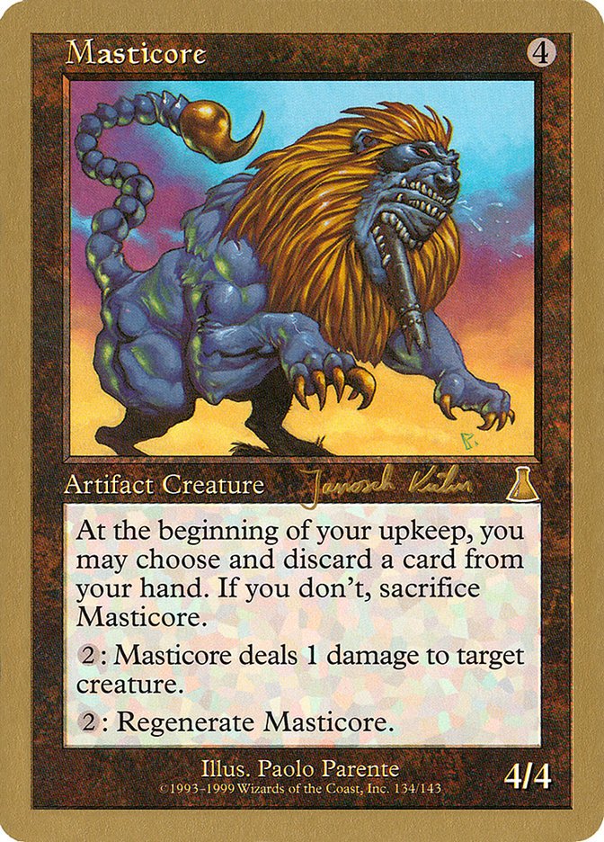 Masticore (Janosch Kuhn) [World Championship Decks 2000] | Gear Gaming Bentonville