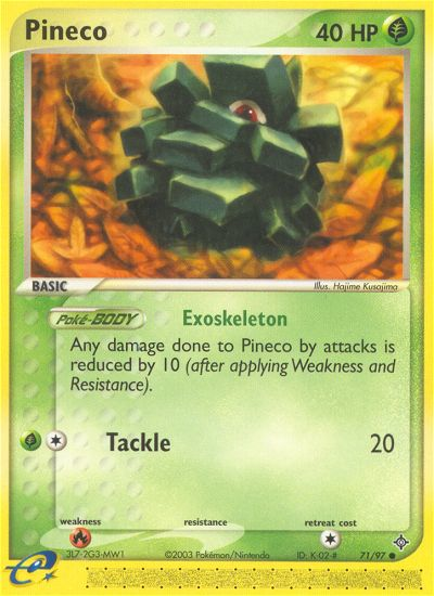 Pineco (71/97) [EX: Dragon] | Gear Gaming Bentonville