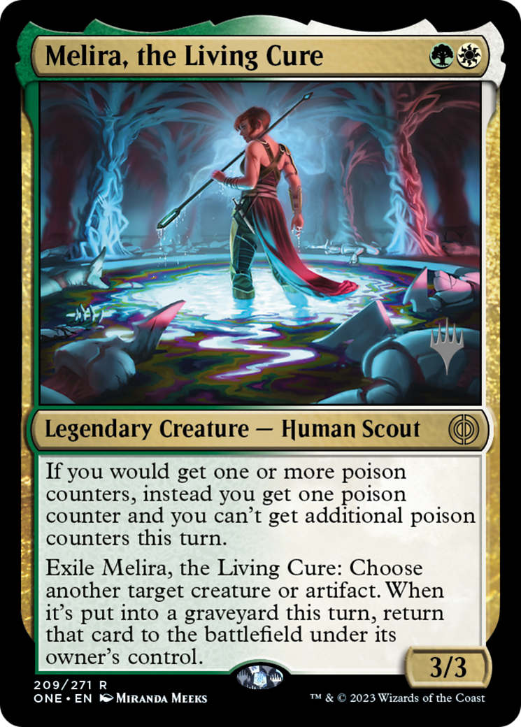 Melira, the Living Cure (Promo Pack) [Phyrexia: All Will Be One Promos] | Gear Gaming Bentonville