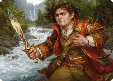 Frodo Baggins Art Card (16/81) [The Lord of the Rings: Tales of Middle-earth Art Series] | Gear Gaming Bentonville